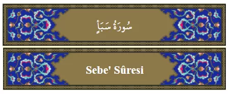 RUYADA    SEBE’ GÖRMEK